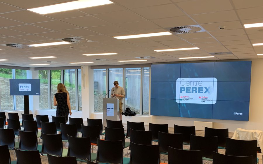 Centre PEREX 4.0 — Gestion de la diffusion des contenus lors de l’inauguration du nouveau Centre PEREX